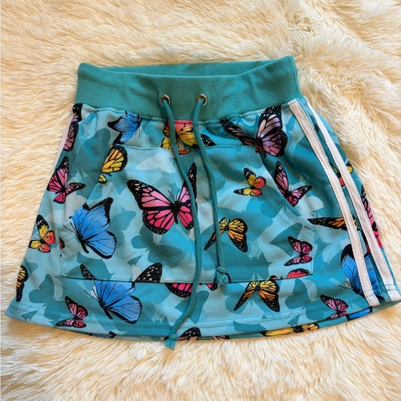 dELiA*s Dresses & Skirts - dELiA*s Teal Butterfly Skirt Ladies Size XXS